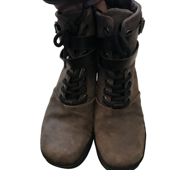 Fly London Shoes - Fly London Jabi Suede Leather Wedge Boots Bootie  Size 39/9